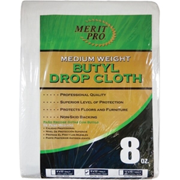 Gourmetgalley 2030 4 x 15 ft. Med Weight Butyl Drop Cloth - 8 oz. GO3577898 - main